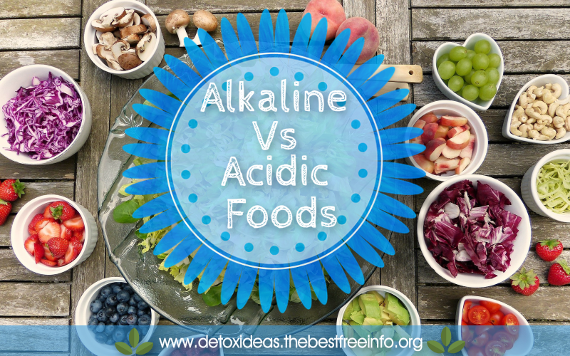 alkaline vs acidic food chart